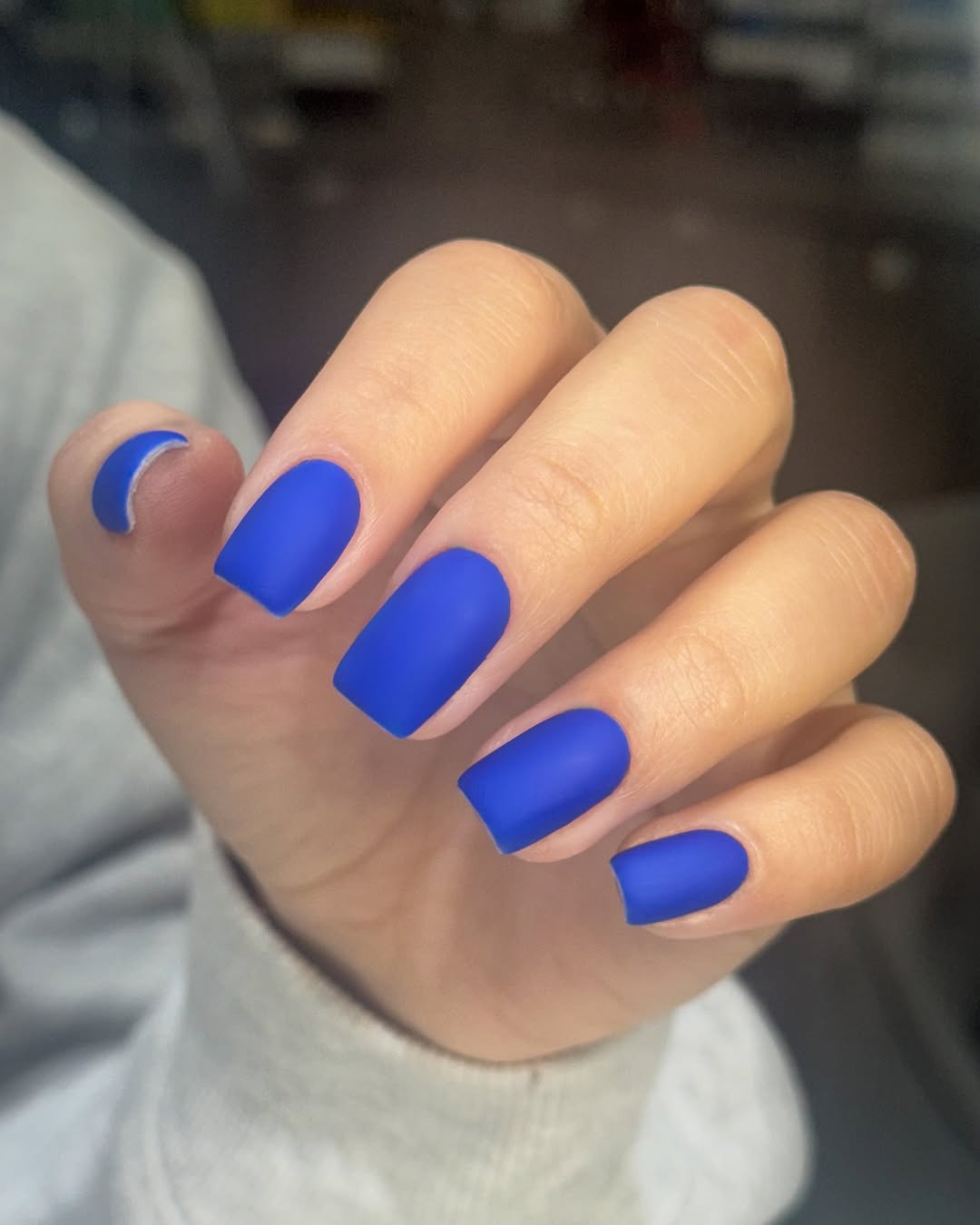 Chic Matte Finish Nail Art